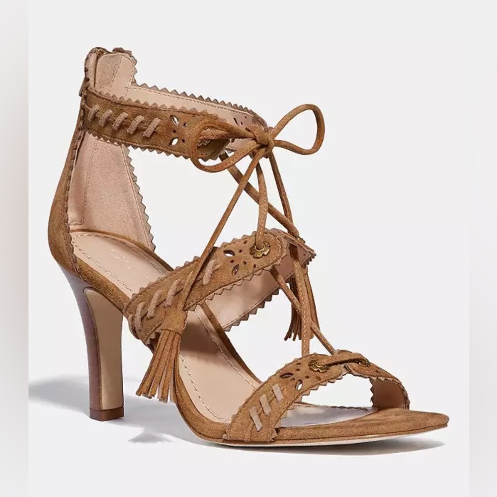 Coach Bella Suede Heels
